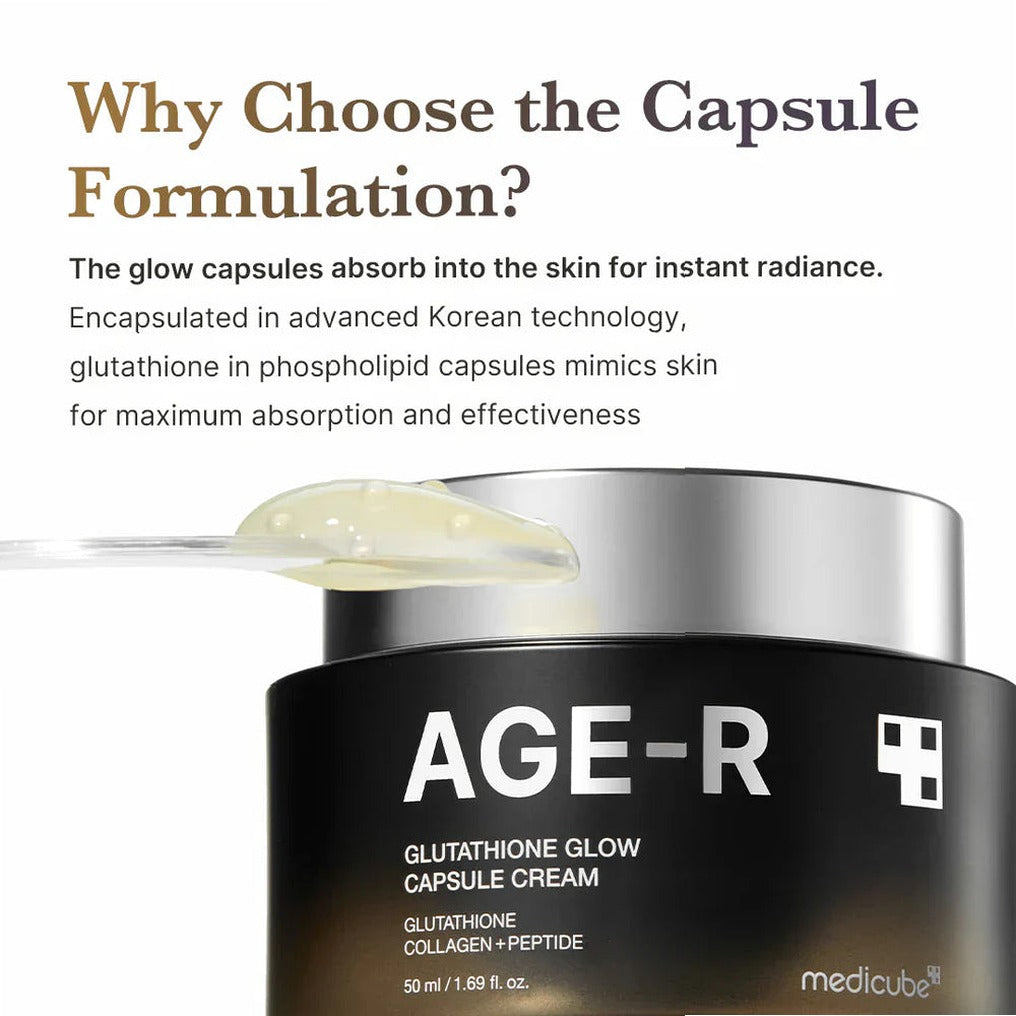 AGE-R Glow Capsule Cream with Glutathione